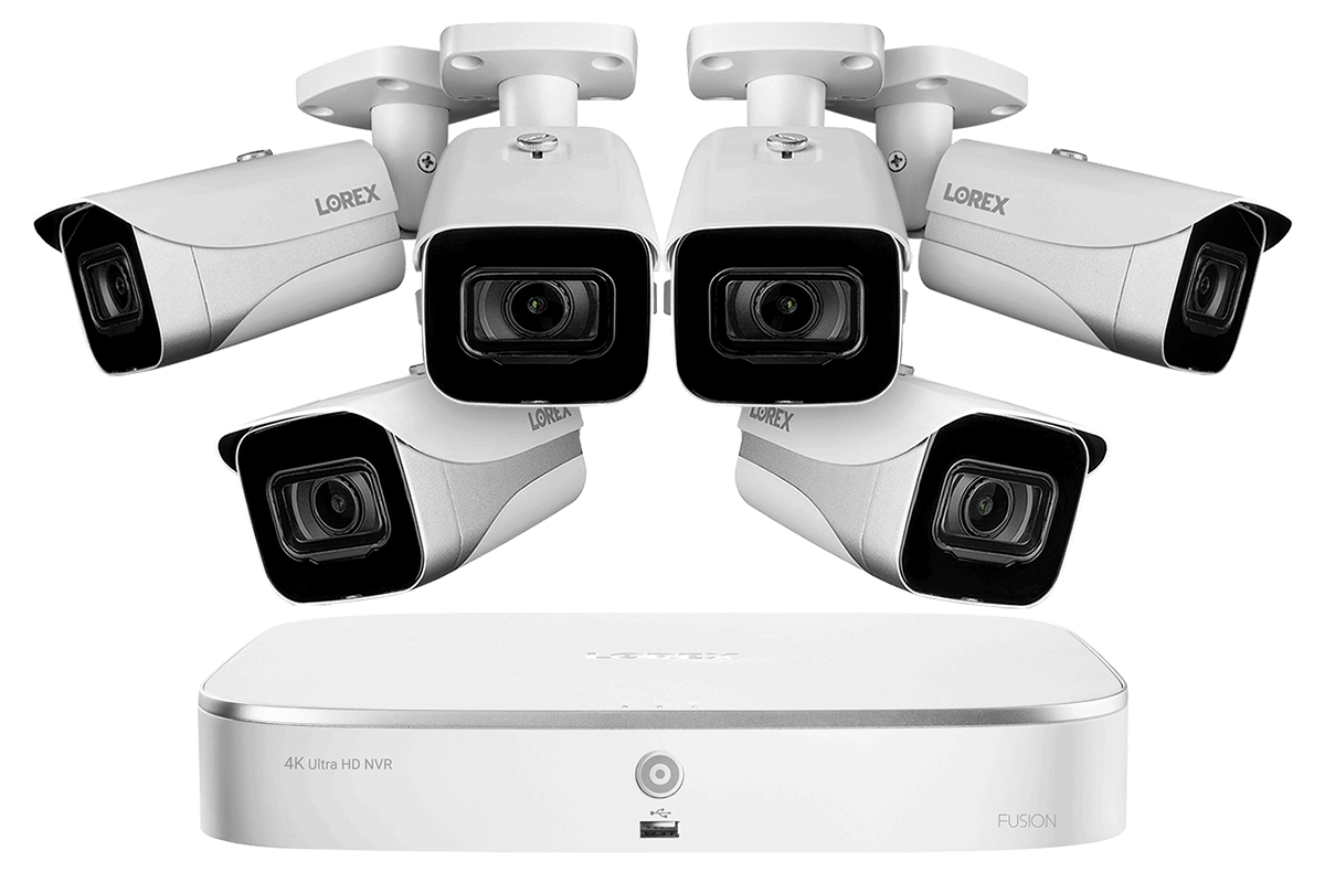lorex 4k nvr security system 8 channel 6 4k cameras