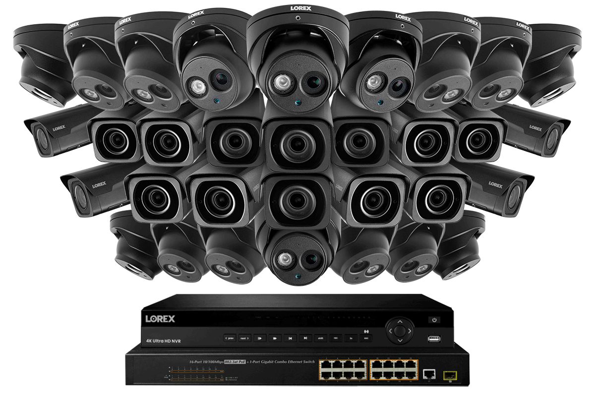 4K Nocturnal IP NVR System with 32 