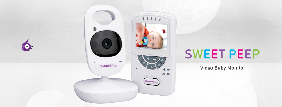 Wireless video baby monitor with 2 