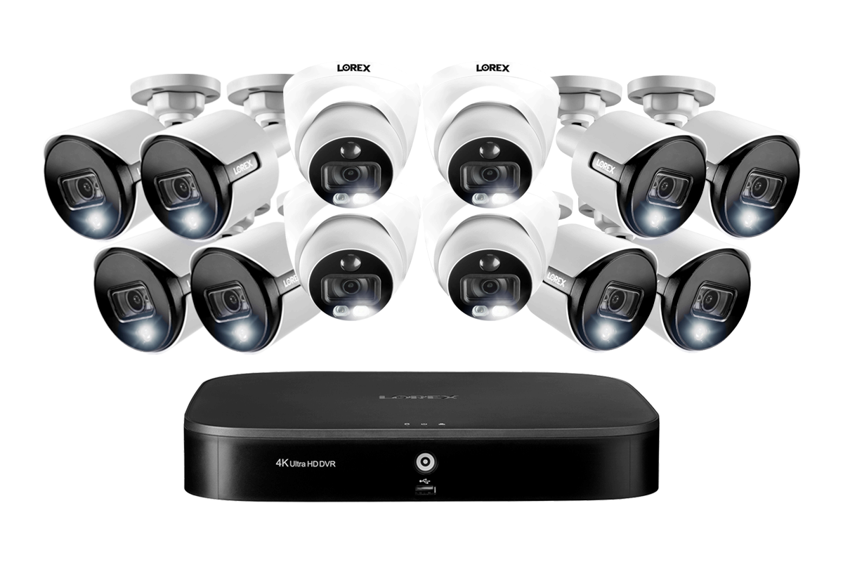 4K Ultra HD 16-Channel Security System 