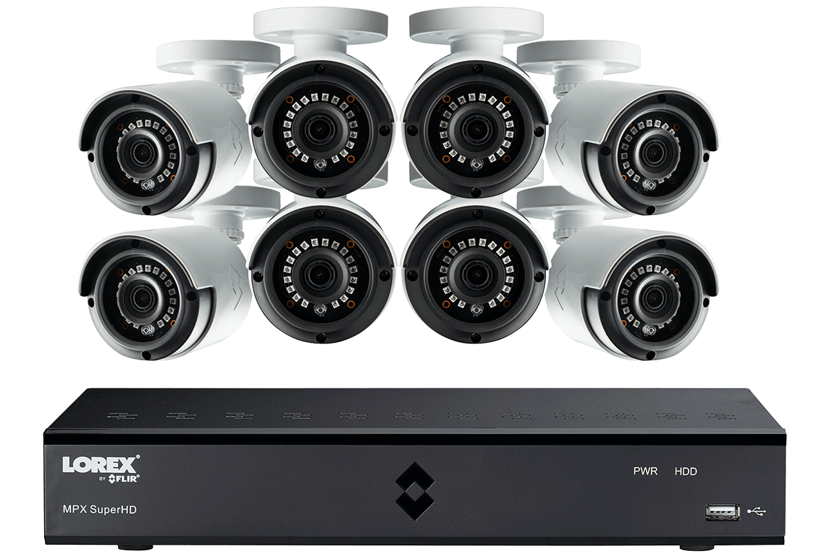 4MP Super HD 8 Channel Security System 