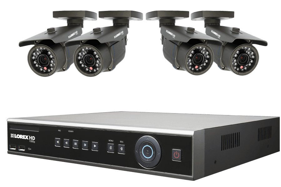 8 channel HD DVR with 1080p high definition security cameras | Lorex