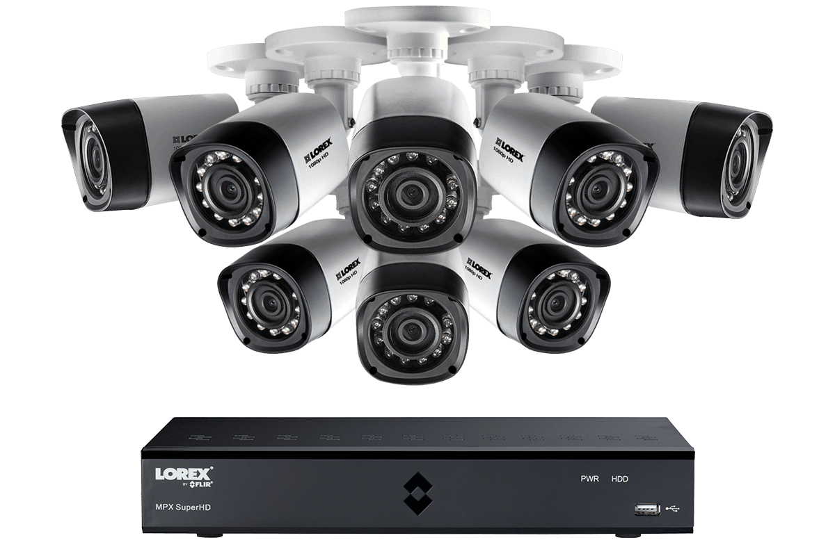 HD 1080P Camera System with 8 Cameras 