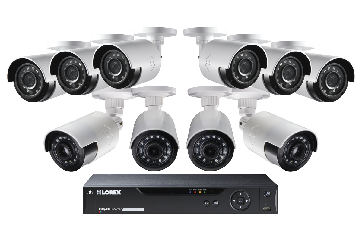 Hd Dvr Security System With 1080p Ultra Wide Viewing Cameras Lorex Cloud Connectivity Lorex