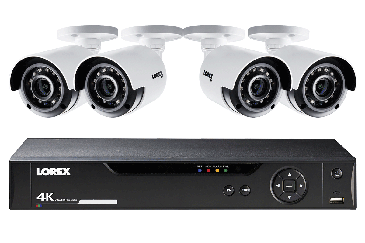 4K HD 8 Channel Security System with 4 