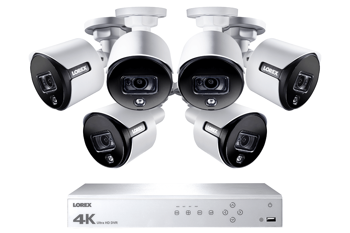 lorex 8ch 4k dvr 2tb 4 uhd 4k bullet camera security system