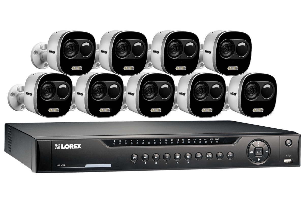 4K Ultra HD IP NVR System with 9 Active 