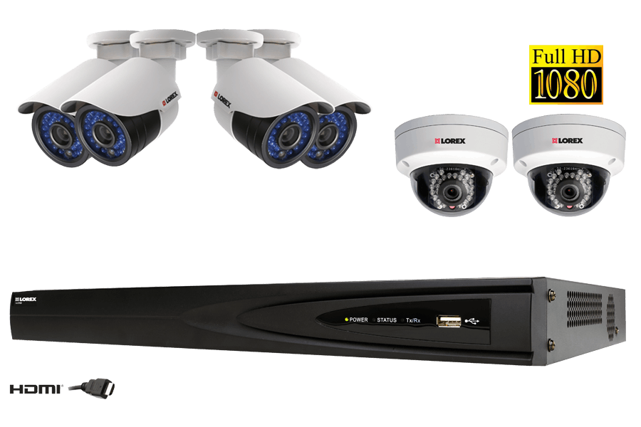 Full HD network security camera system 