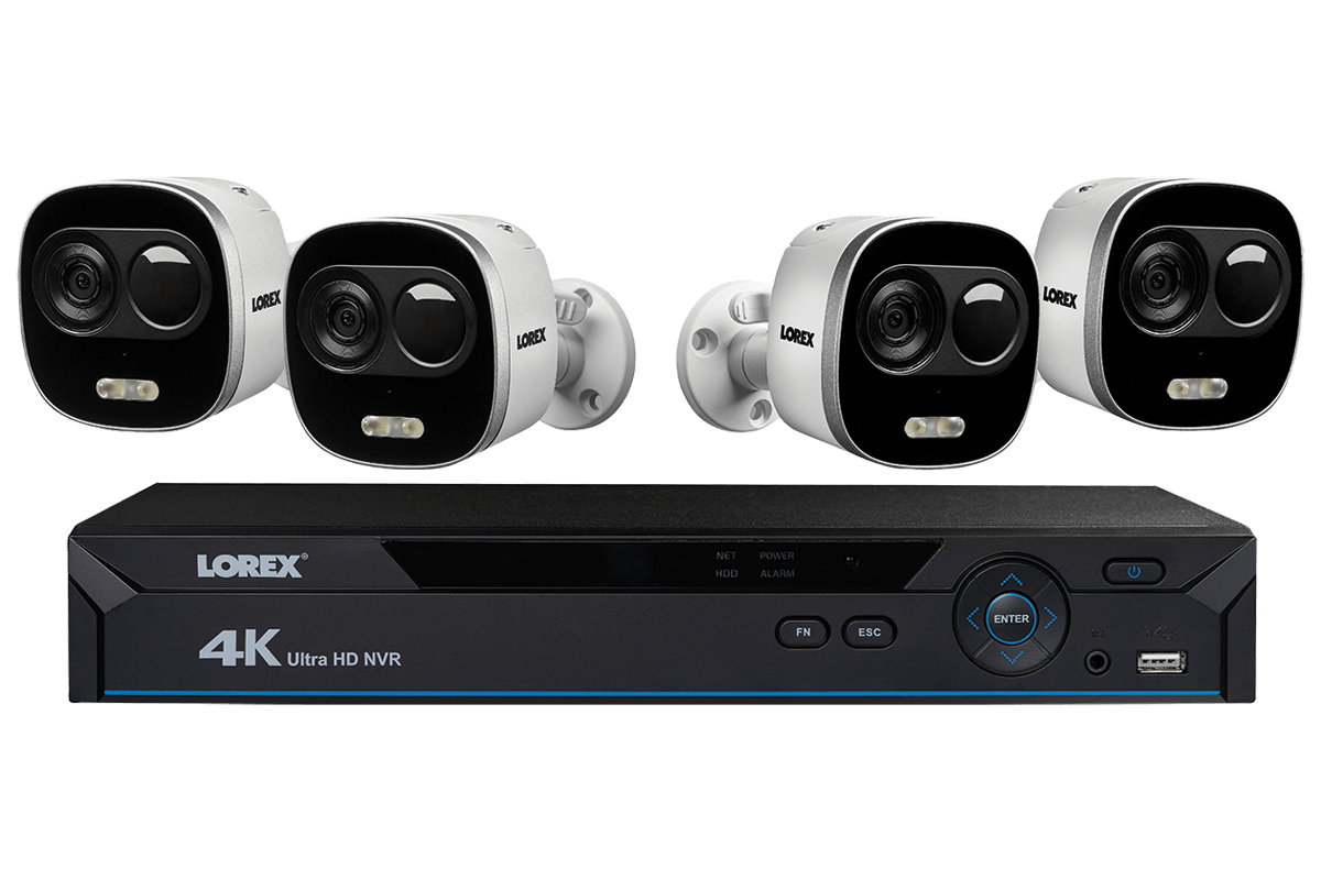 4K Ultra HD IP NVR System with 4 Active 