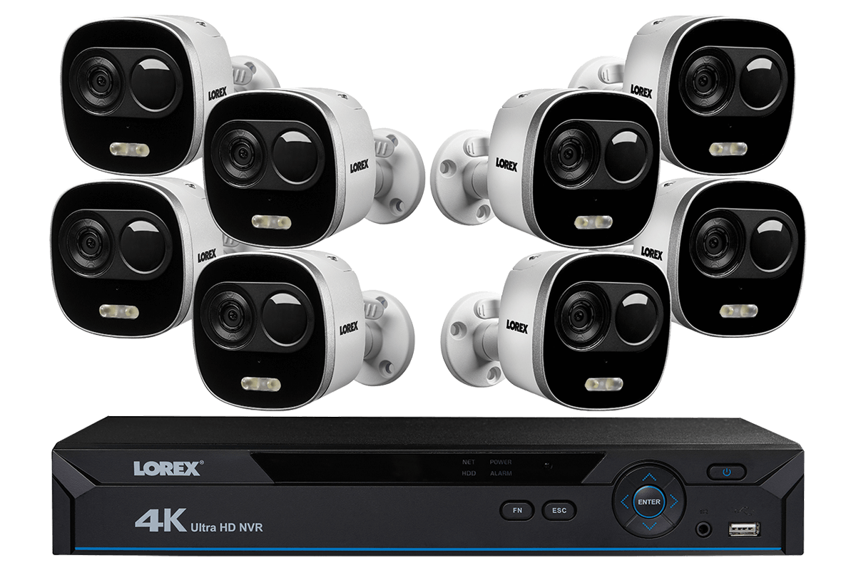 4K Ultra HD IP NVR System with 8 Active 