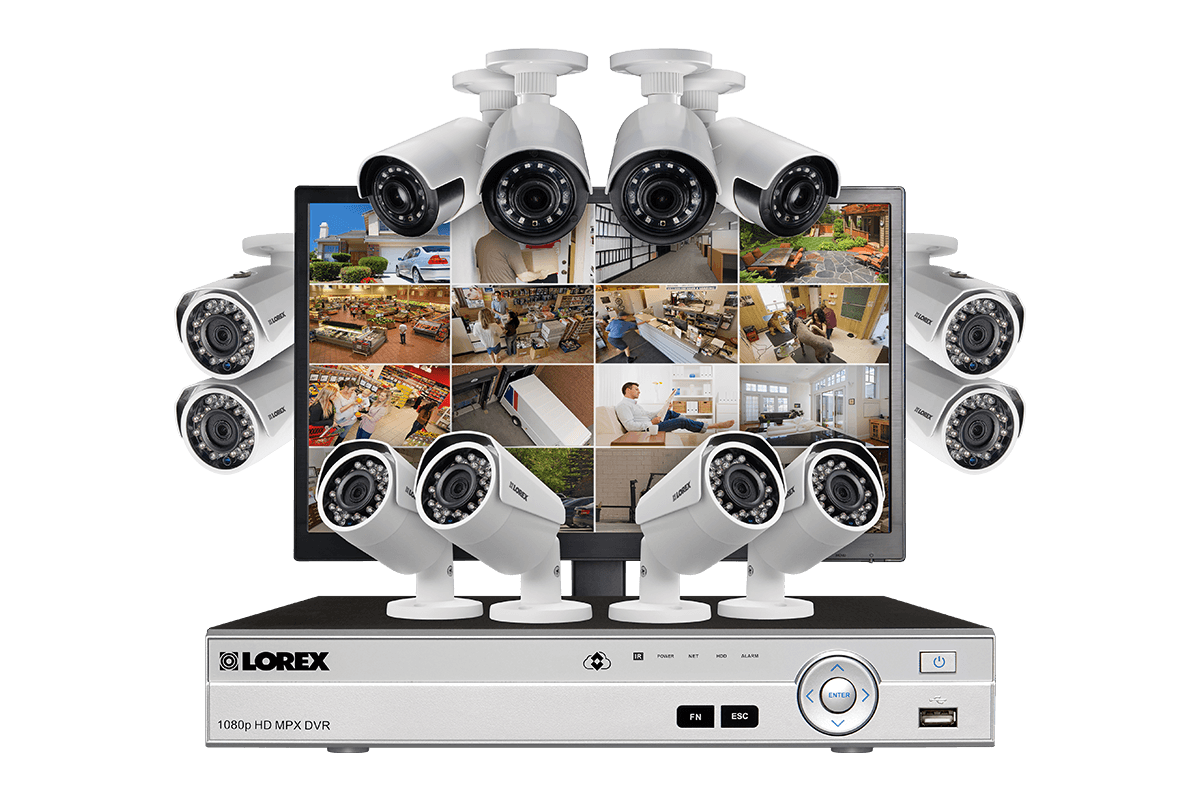 12 camera wireless surveillance system