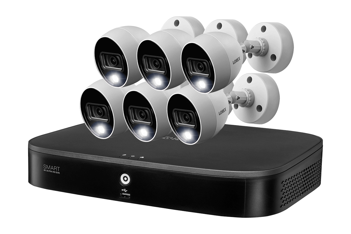 4K Ultra HD Security System with Six 4K 