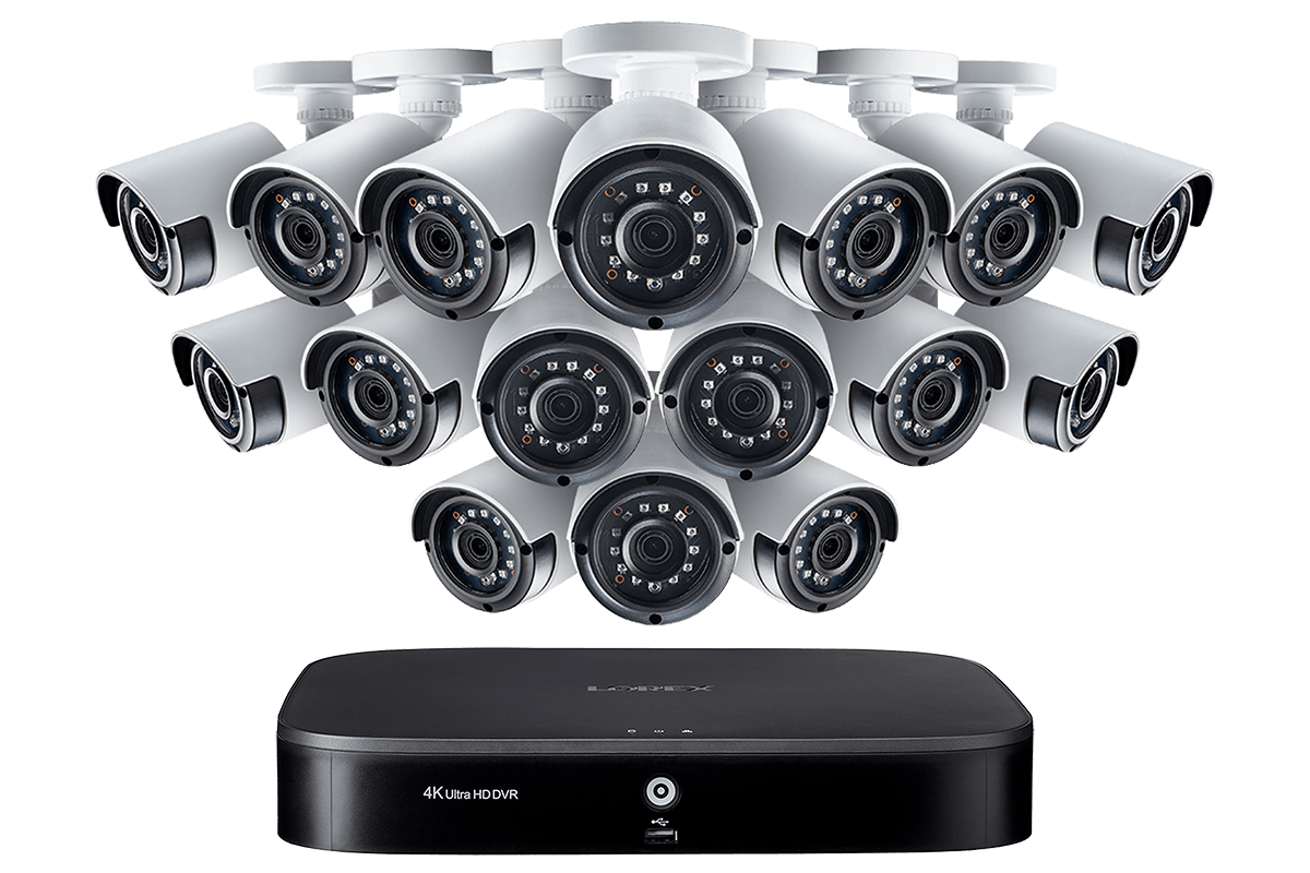 16-Channel Security Camera System with 