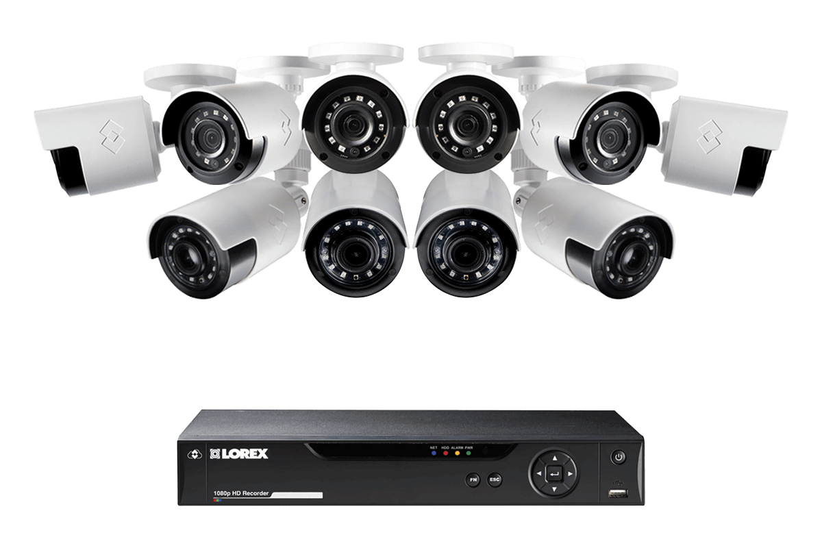 1080p Camera System with 10 Outdoor 