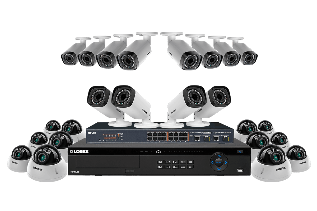 Система видеонаблюдения Hikvision. IP-камера DVR, NVR. Комплект видеонаблюдения Hikvision на 4 камеры IP. Видеорегистратор на 24 IP камеры.